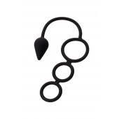 Тройное эрекционное кольцо с анальным хвостом Drop S-size - Erotist Adult Toys - в Петропавловске-Камчатском купить с доставкой