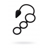 Тройное эрекционное кольцо с анальным хвостом Drop S-size - Erotist Adult Toys - в Петропавловске-Камчатском купить с доставкой