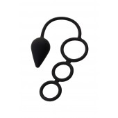 Тройное эрекционное кольцо с анальным хвостом Drop M-size - Erotist Adult Toys - в Петропавловске-Камчатском купить с доставкой