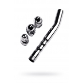 Металлический анальный душ с тремя насадками - ToyFa - купить с доставкой в Петропавловске-Камчатском