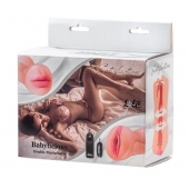 Двусторонний мастурбатор с вибропулей Satisfaction Babylicious - Lola Games - в Петропавловске-Камчатском купить с доставкой