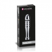 Ребристый фаллоимитатор для электростимуляции Funky Fella Rill Dildo - 13 см. - MyStim - купить с доставкой в Петропавловске-Камчатском