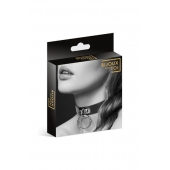 Узенький ошейник из полиуретана с кольцом - Bijoux Pour Toi - купить с доставкой в Петропавловске-Камчатском