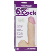 Ультра реалистичная насадка Vac-U-Lock  6  ULTRASKYN Cock - 17,3 см. - Doc Johnson - купить с доставкой в Петропавловске-Камчатском