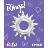 Прозрачное эрекционное кольцо Rings Cristal - Lola Games - в Петропавловске-Камчатском купить с доставкой