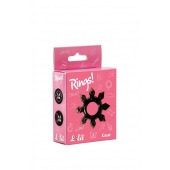 Чёрное эрекционное кольцо Rings Gear - Lola Games - в Петропавловске-Камчатском купить с доставкой