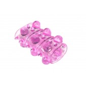 Розовая насадка на пенис Rings Armour - Lola Games - в Петропавловске-Камчатском купить с доставкой