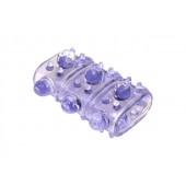 Фиолетовая насадка на пенис Rings Armour - Lola Games - в Петропавловске-Камчатском купить с доставкой