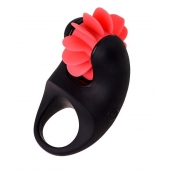Чёрно-красное эрекционное виброкольцо Erotist - Erotist Adult Toys - в Петропавловске-Камчатском купить с доставкой