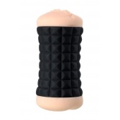 Двухсторонний мастурбатор JOS JANICE в черном цилиндре - JOS - в Петропавловске-Камчатском купить с доставкой