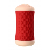 Двухсторонний мастурбатор JOS  NADIN в красном цилиндре - JOS - в Петропавловске-Камчатском купить с доставкой