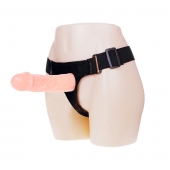 Телесный фаллоимитатор на трусиках Jessica Strap-On - 15,5 см. - Baile - купить с доставкой в Петропавловске-Камчатском