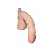 Сувенирный фаллос на присоске 03 - 17 см. - LOVETOY (А-Полимер) - купить с доставкой в Петропавловске-Камчатском