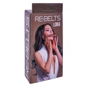 Кляп-трензель Lora с металлическими кольцами - Rebelts - купить с доставкой в Петропавловске-Камчатском