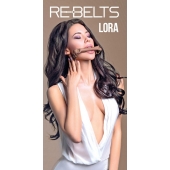 Кляп-трензель Lora с металлическими кольцами - Rebelts - купить с доставкой в Петропавловске-Камчатском