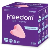 Женские гигиенические тампоны без веревочки FREEDOM normal - 3 шт. - Freedom - купить с доставкой в Петропавловске-Камчатском