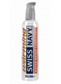 Разогревающий лубрикант на водной основе Swiss Navy Warming Lube - 59 мл. - Swiss navy - купить с доставкой в Петропавловске-Камчатском