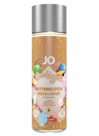Смазка на водной основе Candy Shop Butterscotch с ароматом ирисок - 60 мл. - System JO - купить с доставкой в Петропавловске-Камчатском