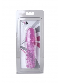 Розовая насадка с нежными шипами - 13,5 см. - Toyfa Basic - в Петропавловске-Камчатском купить с доставкой