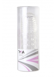 Прозрачная закрытая гелевая насадка - 13,5 см. - Toyfa Basic - в Петропавловске-Камчатском купить с доставкой