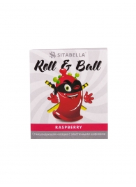 Стимулирующий презерватив-насадка Roll   Ball Raspberry - Sitabella - купить с доставкой в Петропавловске-Камчатском
