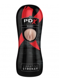 Мастурбатор-вагина Vibrating Pussy Stroker с вибрацией - Pipedream - в Петропавловске-Камчатском купить с доставкой