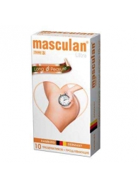 Розовые презервативы Masculan Ultra Long Pleasure с колечками, пупырышками и продлевающим эффектом - 10 шт. - Masculan - купить с доставкой в Петропавловске-Камчатском