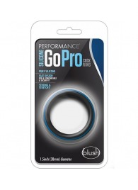 Черно-синее эрекционное кольцо Silicone Go Pro Cock Ring - Blush Novelties - в Петропавловске-Камчатском купить с доставкой