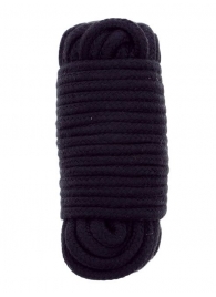 Черная веревка для связывания BONDX LOVE ROPE - 10 м. - Dream Toys - купить с доставкой в Петропавловске-Камчатском