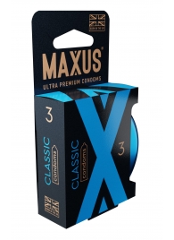 Классические презервативы в железном кейсе MAXUS Classic - 3 шт. - Maxus - купить с доставкой в Петропавловске-Камчатском