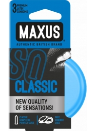 Классические презервативы в железном кейсе MAXUS Classic - 3 шт. - Maxus - купить с доставкой в Петропавловске-Камчатском