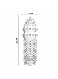 Закрытая прозрачная насадка Crystal sleeve - 14,2 см. - Erowoman-Eroman - в Петропавловске-Камчатском купить с доставкой