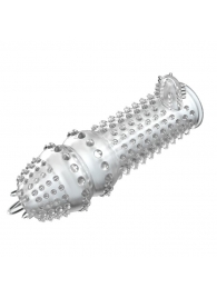 Закрытая прозрачная насадка Crystal sleeve - 14,2 см. - Erowoman-Eroman - в Петропавловске-Камчатском купить с доставкой