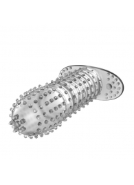 Закрытая прозрачная насадка Crystal sleeve - 12 см. - Erowoman-Eroman - в Петропавловске-Камчатском купить с доставкой