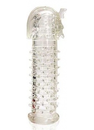 Закрытая прозрачная насадка на пенис Crystal Sleeve Faraon - 13,5 см. - Erowoman-Eroman - в Петропавловске-Камчатском купить с доставкой