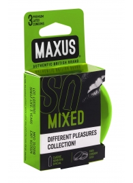 Презервативы в железном кейсе MAXUS Mixed - 3 шт. - Maxus - купить с доставкой в Петропавловске-Камчатском