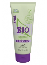 Интимный увлажняющий анальный гель BIO SuperGlide - 100 мл. - HOT - купить с доставкой в Петропавловске-Камчатском