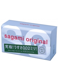 Ультратонкие презервативы Sagami Original - 12 шт. - Sagami - купить с доставкой в Петропавловске-Камчатском