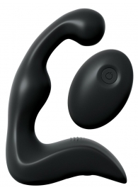 Черный вибромассажер простаты с пультом ДУ Control P-Spot Pro - Pipedream - в Петропавловске-Камчатском купить с доставкой