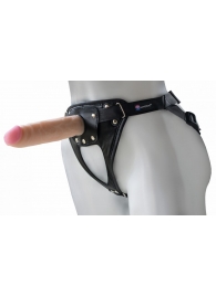 Универсальный мягкий пояс с насадкой Hard brutal BDSM-КОНСУЛ - 17 см. - LOVETOY (А-Полимер) - купить с доставкой в Петропавловске-Камчатском