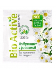 Пробник лубриканта на водной основе Bio Active - 3 гр. - Биоритм - купить с доставкой в Петропавловске-Камчатском