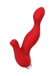 Красный силиконовый вибростимулятор простаты Proman - 12,5 см. - ToyFa - в Петропавловске-Камчатском купить с доставкой