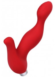Красный силиконовый вибростимулятор простаты Proman - 12,5 см. - ToyFa - в Петропавловске-Камчатском купить с доставкой