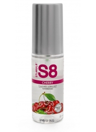 Смазка на водной основе S8 Flavored Lube со вкусом вишни - 50 мл. - Stimul8 - купить с доставкой в Петропавловске-Камчатском