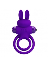 Фиолетовое эрекционное кольцо с вибростимуляцией клитора Vibrant Penis Ring III - Baile - в Петропавловске-Камчатском купить с доставкой
