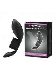 Черное кольцо на пенис с вибрацией Vibration Penis Sleeve - Baile - в Петропавловске-Камчатском купить с доставкой