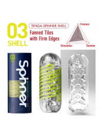 Мастурбатор SPINNER Shell - Tenga - в Петропавловске-Камчатском купить с доставкой