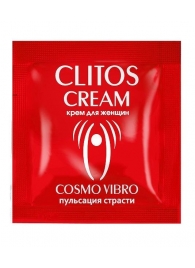 Пробник возбуждающего крема для женщин Clitos Cream - 1,5 гр. - Биоритм - купить с доставкой в Петропавловске-Камчатском