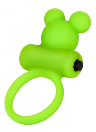 Зеленое виброкольцо на пенис A-Toys - A-toys - в Петропавловске-Камчатском купить с доставкой