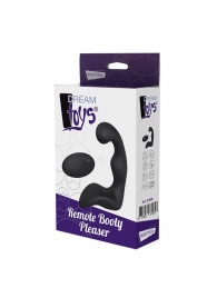 Черный вибромассажер простаты REMOTE BOOTY PLEASER - Dream Toys - в Петропавловске-Камчатском купить с доставкой